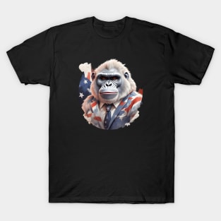 white gorilla T-Shirt